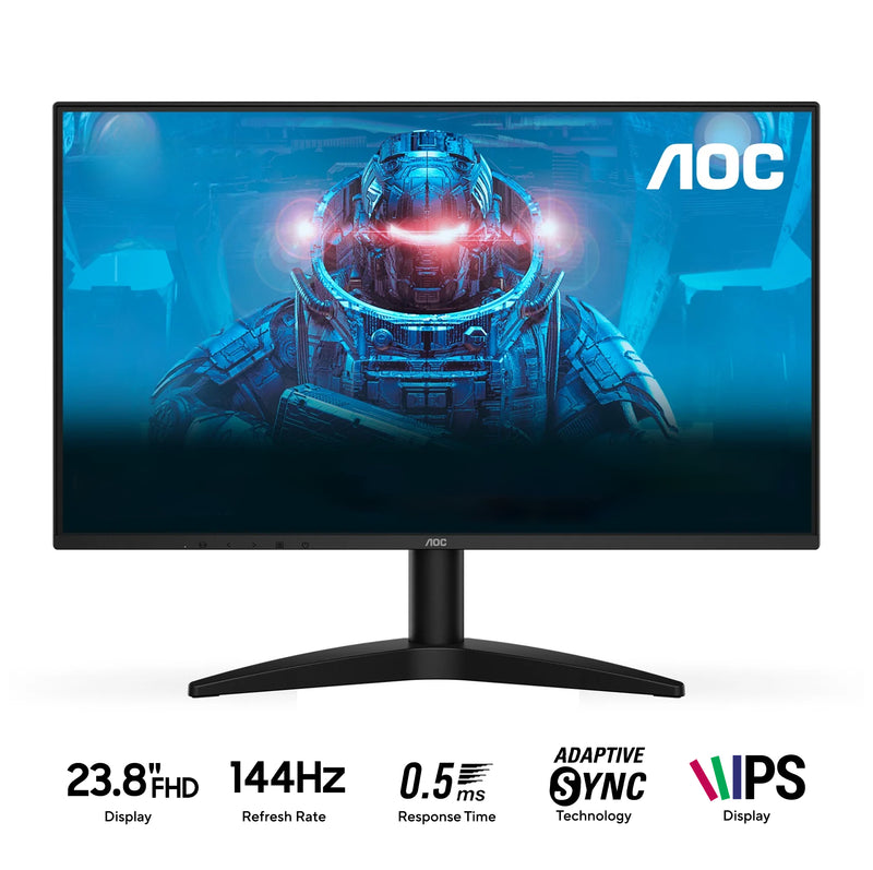 AOC 24B36X/71 23.8" FHD (1920x1080) 144Hz 4ms GTG / 0.5ms MPRT IPS Monitor with Tilt Adjustment