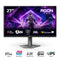 AOC Agon Pro AG276UZ/71 27" Dual Mode UHD (3840x2160) @ 240Hz/FHD (1920x1080) @ 480Hz 0.3ms MPRT Fast IPS Gaming Monitor with Tilt, Pivot, Swivel & Height Adjustment (Black/Grey)