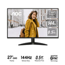 AOC Q27B36X/71 27" QHD (2560x1440) 144Hz 0.5ms IPS Adaptive Sync Monitor with Tilt Adjustment