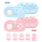 IINE Wireless Mini Controller with Suction Cup Cover (Pink, Blue)