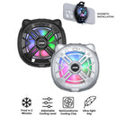 IINE Chill Meow Magnetic RGB Cooling Fan (Black, Silver) (L1060, L1059)
