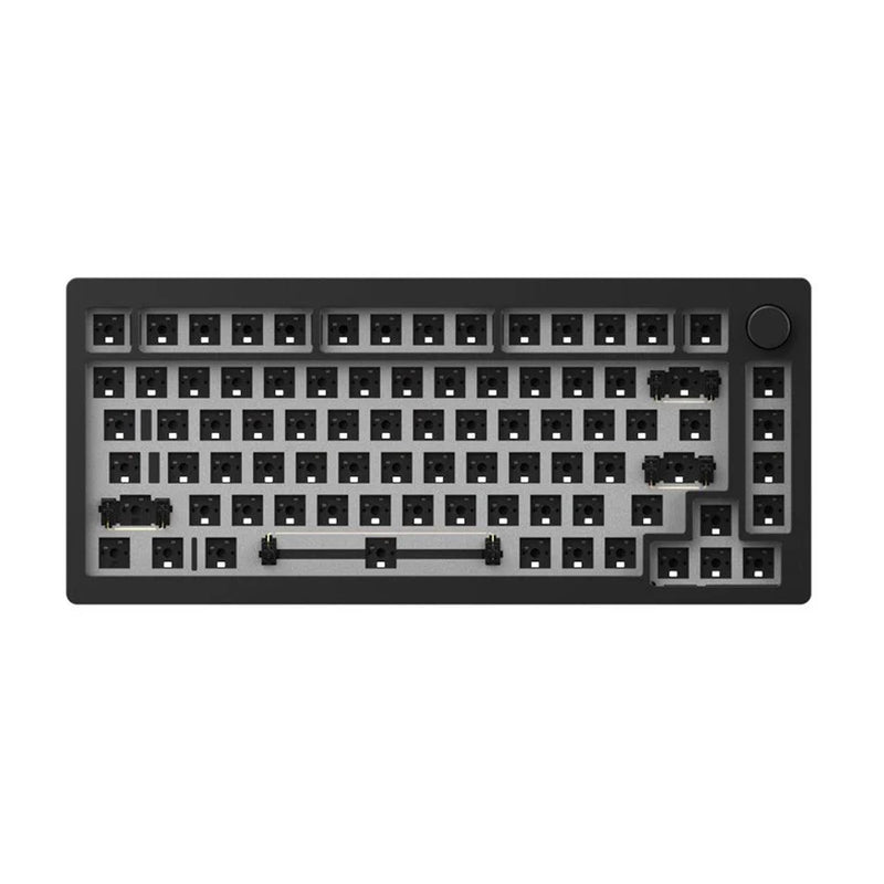 MonsGeek M1 Aluminium Case Mechanical Keyboard Hot-Swappable Gasket DIY Kit (Black)