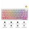 MonsGeek M1W V3 HE-SP Aluminum Case Multi-Mode RGB Mechanical Keyboard (Moonlight White) (Akko Cream Yellow Magnetic Switch)