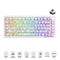 MonsGeek M1 V5 Contour Lines Aluminum Case Multi-Mode RGB Hot-Swappable Mechanical Keyboard (White) (Akko V3 Piano Pro Switch)