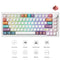 MonsGeek M1 V5 VIA Timeline Aluminum Case Multi-Mode RGB Hot-Swappable Mechanical Keyboard (Akko Rosewood Switch)