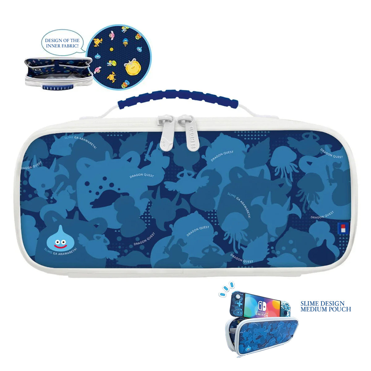 Hori Cargo Pouch Compact Dragon Quest Slime for Nintendo Switch (NSW-460A)