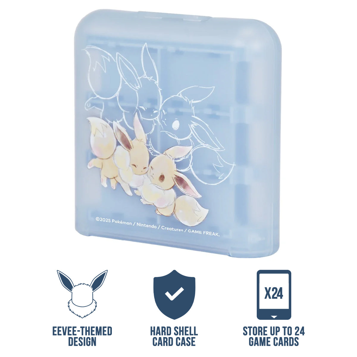 Hori Game Card Case 24 for Nintendo Switch 2 (Eevee Cottage Core) (NSX-084A)