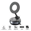 Vyvylabs Z05 360 Degrees Rotation Magnetic Foldable Car Holder Suction Cup Version (Black) (VJZ05-BK)