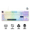 Ajazz AK870 V2 RGB Wired 87-Keys TKL Gasket-mounted Hot Swappable Mechanical Keyboard (Blue/White/Blue) (Flying Fish Switch)