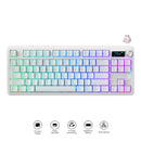 Ajazz MK87 Pro RGB Tri-Mode Mechanical Keyboard (Original Contour White)