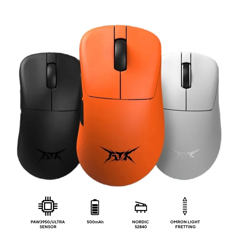 ATK Blazing Sky Z1 Ultra Lightweight Wireless Mouse ( Black, White, Orange)