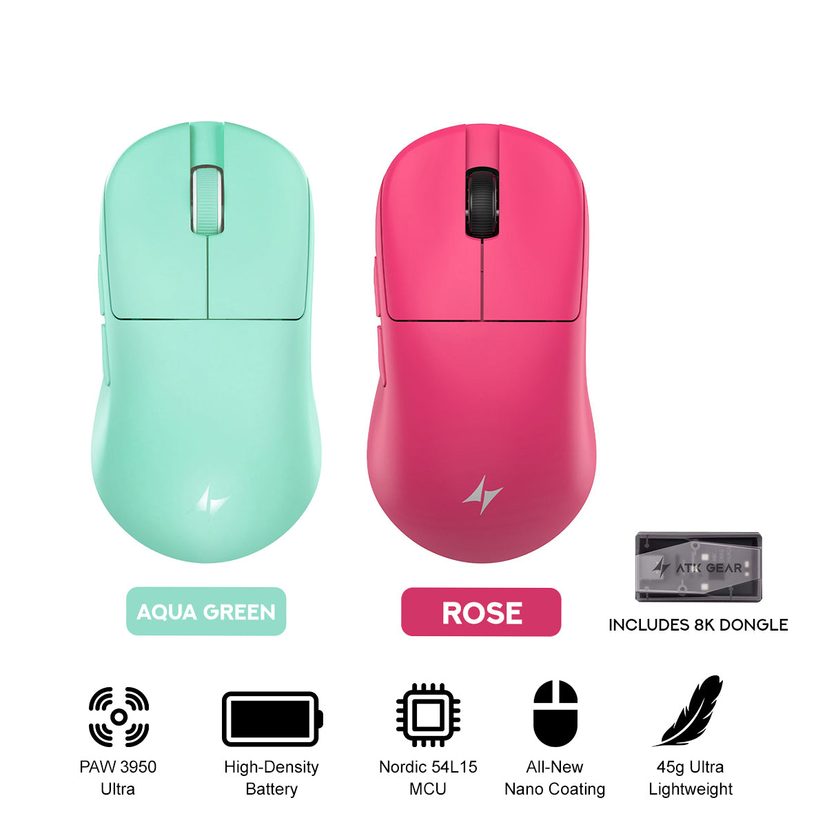ATK Blazing Sky U2 Ultimate 2.0 Series Lightweight Wireless Mouse | DataBlitz