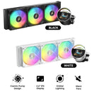 Ocypus Sigma L36 ARGB 360mm ARGB AIO Liquid Cooler with 2.4" IPS Display