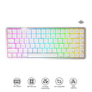 Akko Air 01 Low Profile Multi-Mode RGB Hot-Swappable Mechanical Keyboard (Cloudy White) (Kailh Cloud Switch)