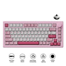 Akko 5075 V3 Multi-Mode RGB Hot-Swappable Mechanical Keyboard (Prunus Lannesiana) (Akko V3 Piano Pro Switch) (013-003-007-010-004)
