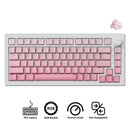 Akko 5075 V3 Multi-Mode RGB Hot-Swappable Mechanical Keyboard (Gradient Pink) (Akko Frost Pink Switch)