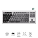 Akko 5087 V3 Tri-Mode RGB Hot-Swappable Magnetic Keyboard Gradient Hybrid White Transparent (AstroAim Switch) (017-052-03C-048-050)