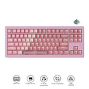 Akko 5087 V3 Tri-Mode RGB Hot-Swappable Magnetic Keyboard Gradient Hybrid Pink Transparent (AstroAim Switch) (018-052-03E-048-050)