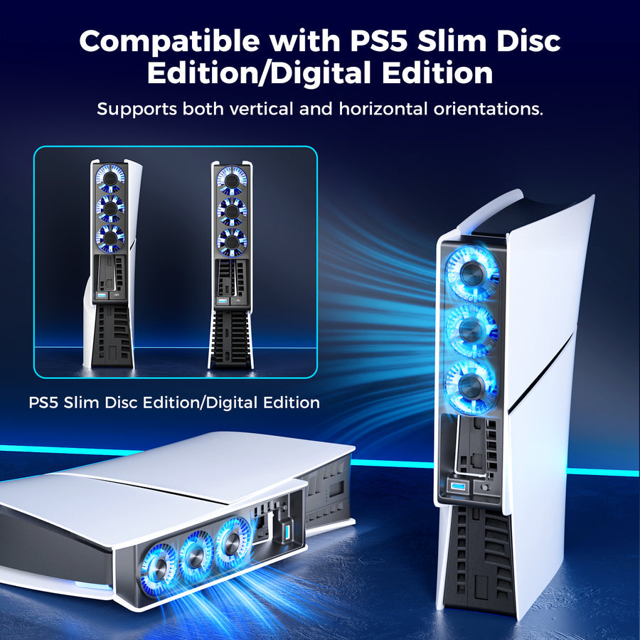 IINE Cooling Fan For PS5 Slim Disc / Digital Edition (L960) | DataBlitz