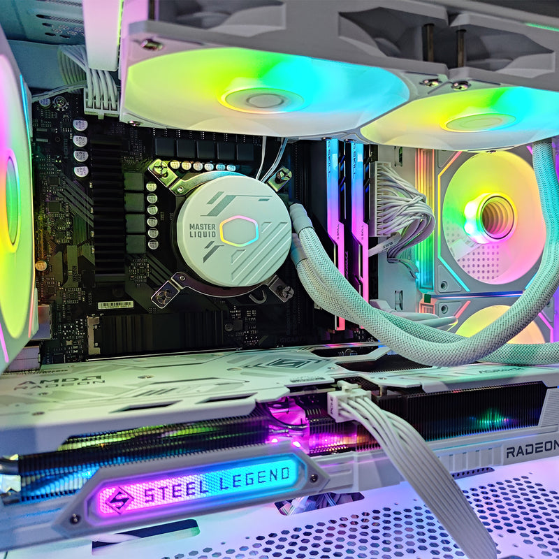 Sigma Elite 490 White Desktop Gaming PC | DataBlitz