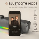 Onikuma L16 RGB Portable Soundbar Bluetooth Speaker (Black)