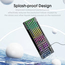 Onikuma G32 Matte Black Wired Gaming Keyboard