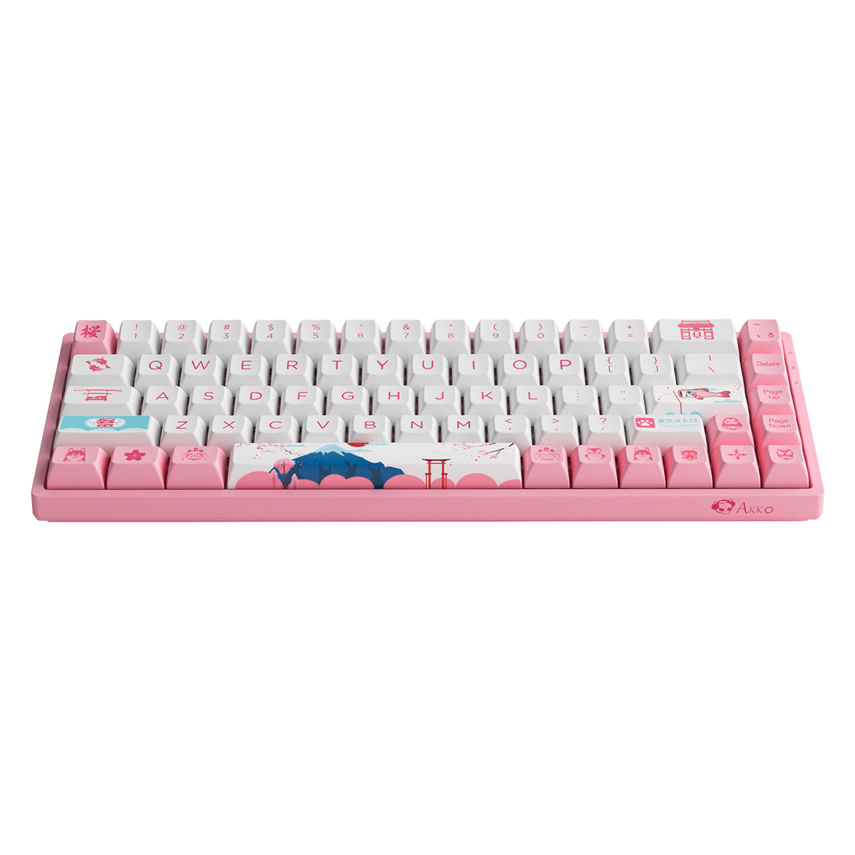 AKKO World Tour Tokyo R2 3068B Plus Multi-Modes RGB Mechanical Keyboard (AKKO CS Jelly Pink)