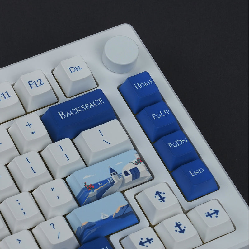 Akko MOD 007B HE PC Tri-Mode RGB Mechanical Keyboard (Santorini) (Akko Cream Yellow Magnetic Switch)