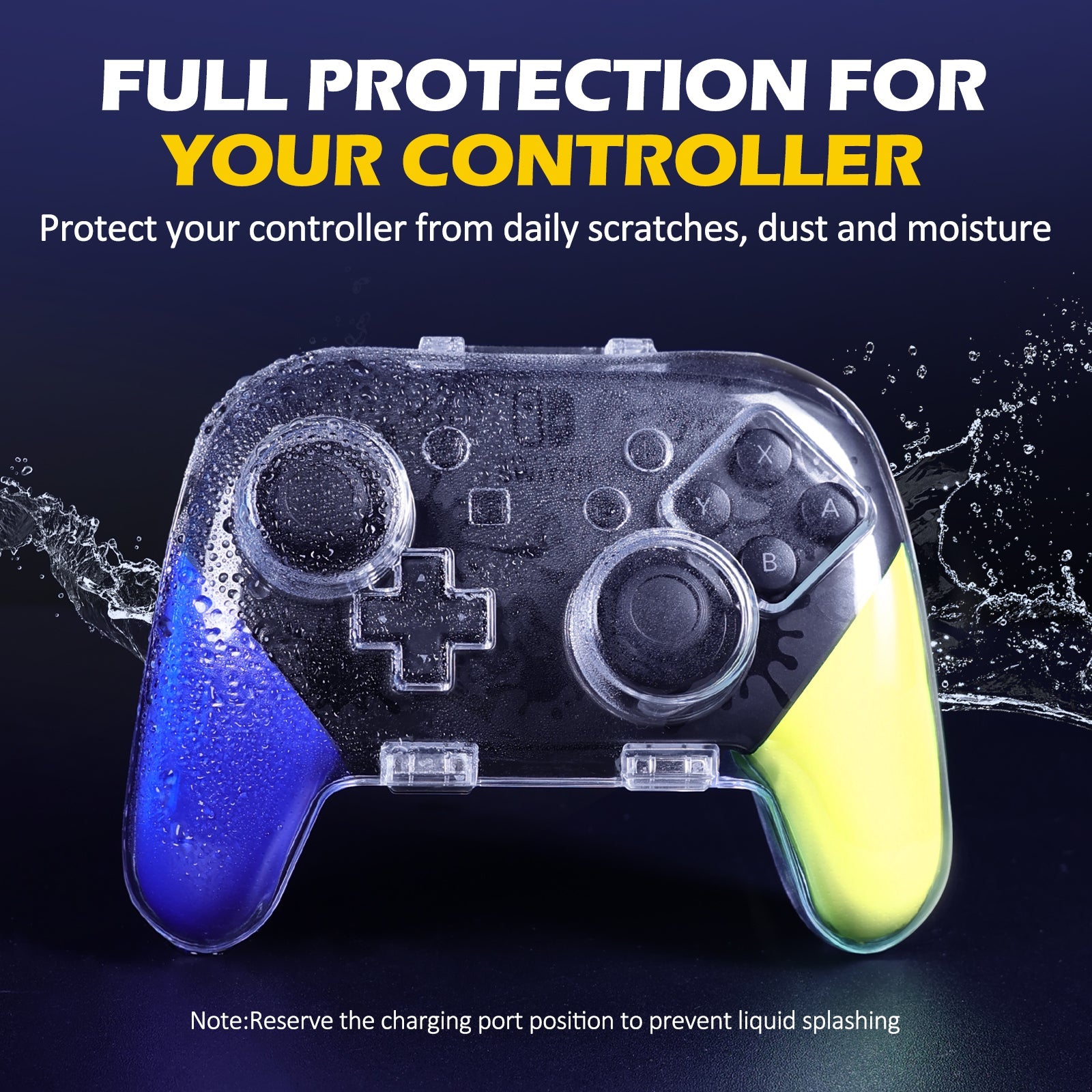 IINE Transparent Protective Case For Switch Pro Controller (L963) | DataBlitz