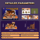 IINE Pumpkin Ghost House Faceplate Cover for Nintendo Switch