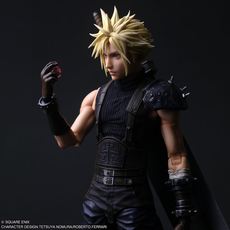 Final Fantasy VII Rebirth Play Arts Shin Action Figure - Cloud Strife