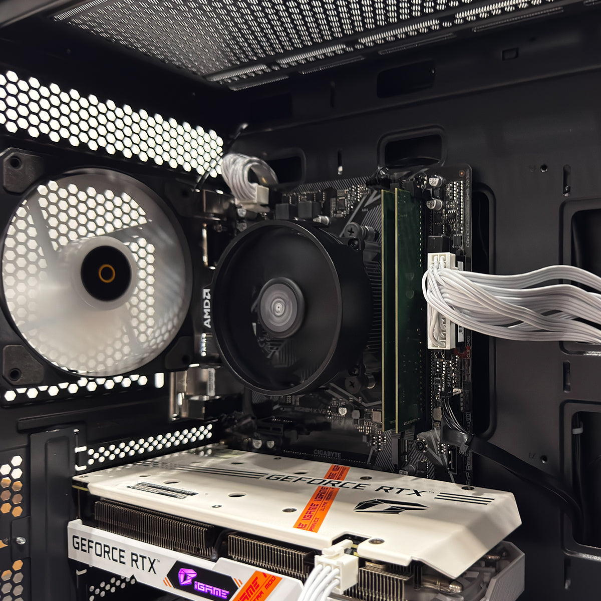 Alpha C50 Black Desktop Gaming PC | AMD Ryzen 5 5500 | 16GB(2x8GB) RAM | 512GB SSD | RTX 3050 | Windows 11 Pro
