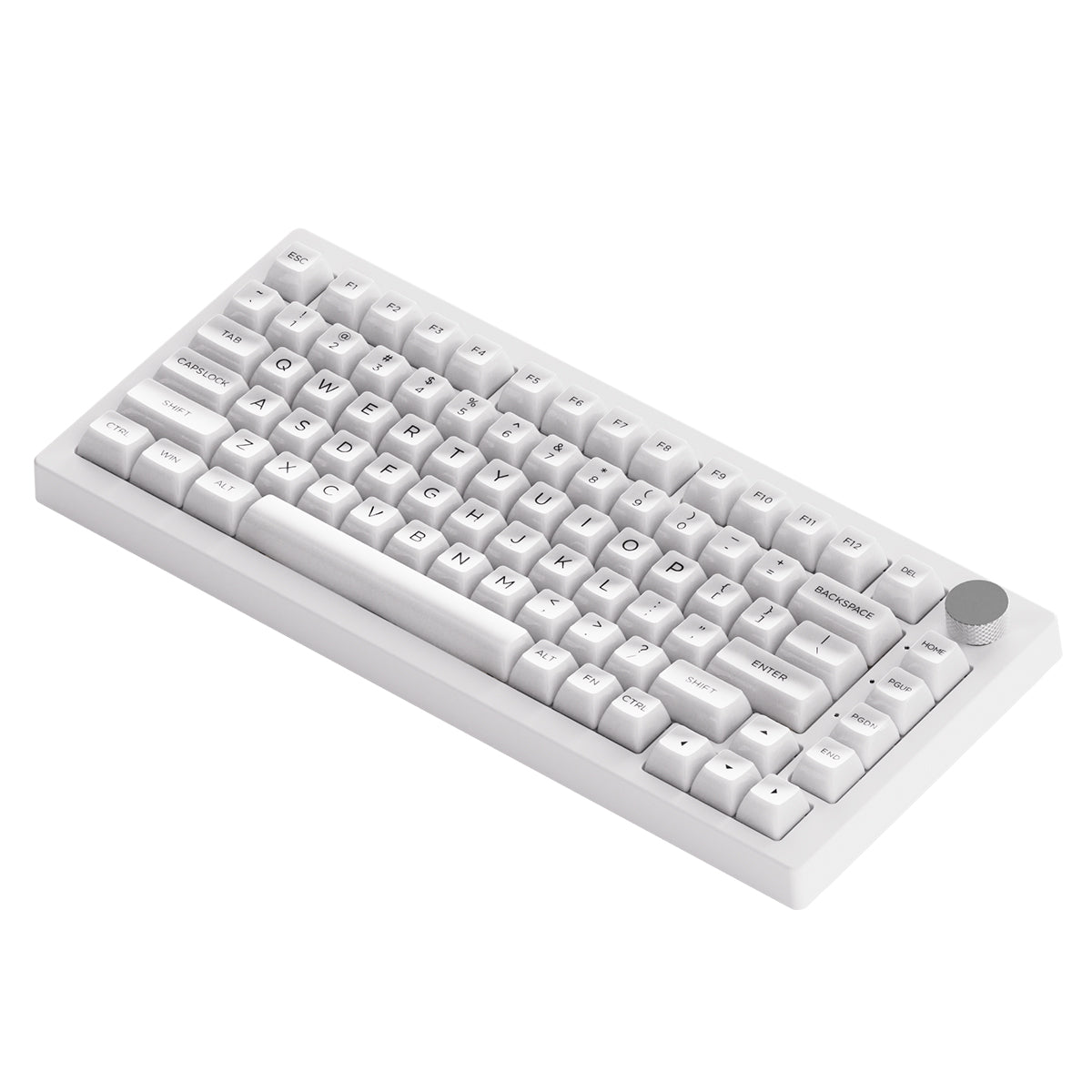 Akko 5075B Plus ASA Clear Multi-Mode RGB Hot-Swappable Mechanical Keyboard White - DataBlitz