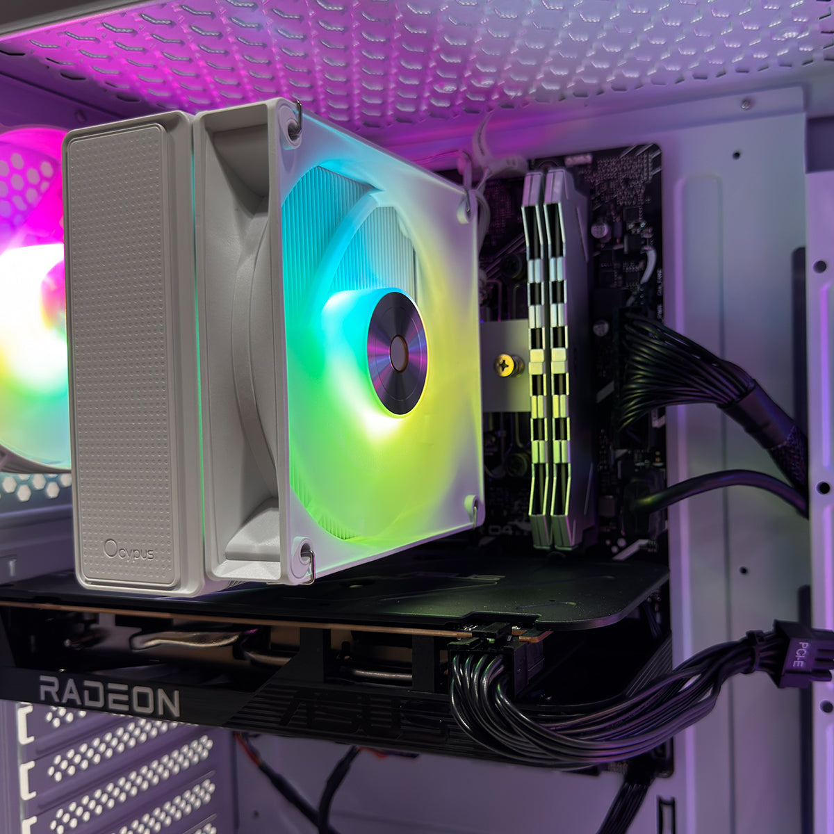 Alpha Hermes White Desktop Gaming PC