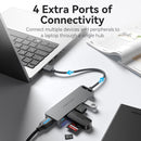Vention 5-in-1 USB 3.0 Hub - USB-A to USB 3.0 x 4 + Micro-B - 0.15M (CHLBB)