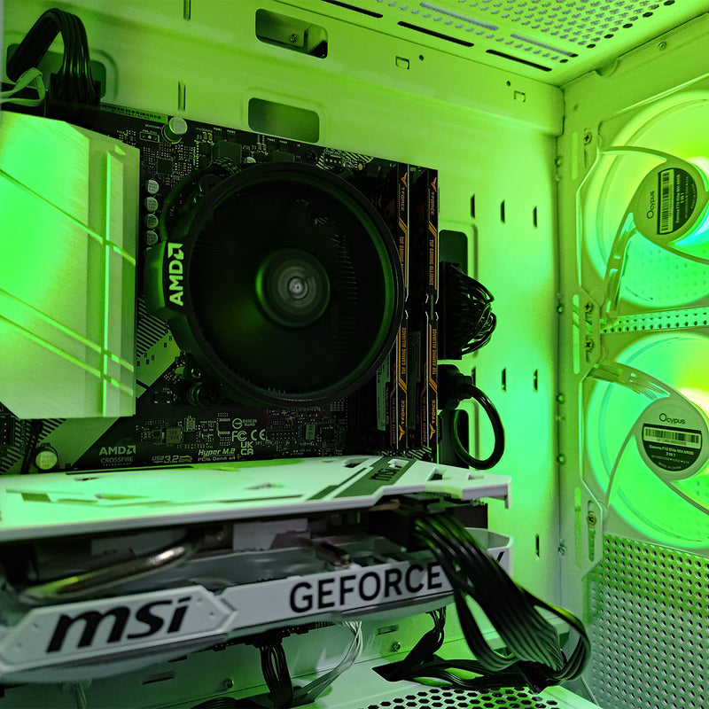 Alpha Gamma C50 White Desktop Gaming PC | DataBlitz