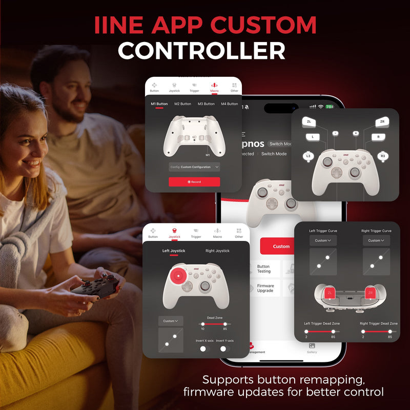 IINE Hypnos Wireless Controller for PC/ Nintendo Switch/ Phone | DataBlitz