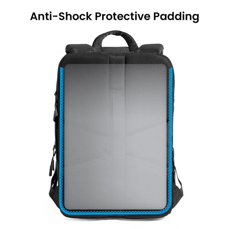 Tomtoc Navigator-T71 15.6" 24L Premium Urban Laptop Backpack (Black) (T71M2D1) 