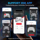 IINE Aether Radiant Silver Wireless Controller with Charging Dock