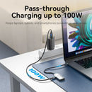 Vention 4-in-1 USB-C Docking Station - USB-C to HDMI + VGA + USB 3.0 + PD - 15M (TQAHB)