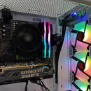 Alpha Aurora Gaming White Desktop Gaming PC