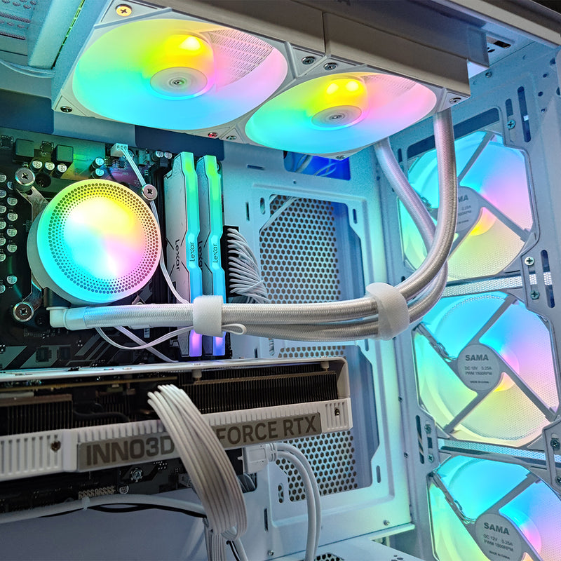 Aurora S40 White Desktop Gaming PC | DataBlitz