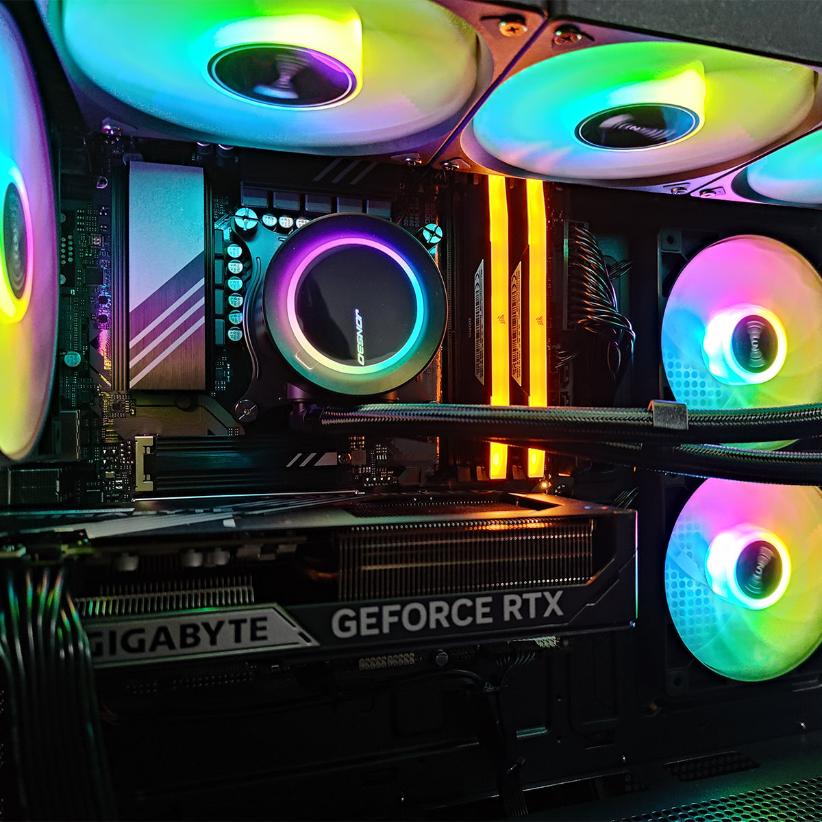 Aurora XR Mid Tower Black Desktop Gaming PC | Intel Core i7 - 12700 | 32GB RAM |  1TB SSD | RTX 5060 Ti | Windows 11 Pro