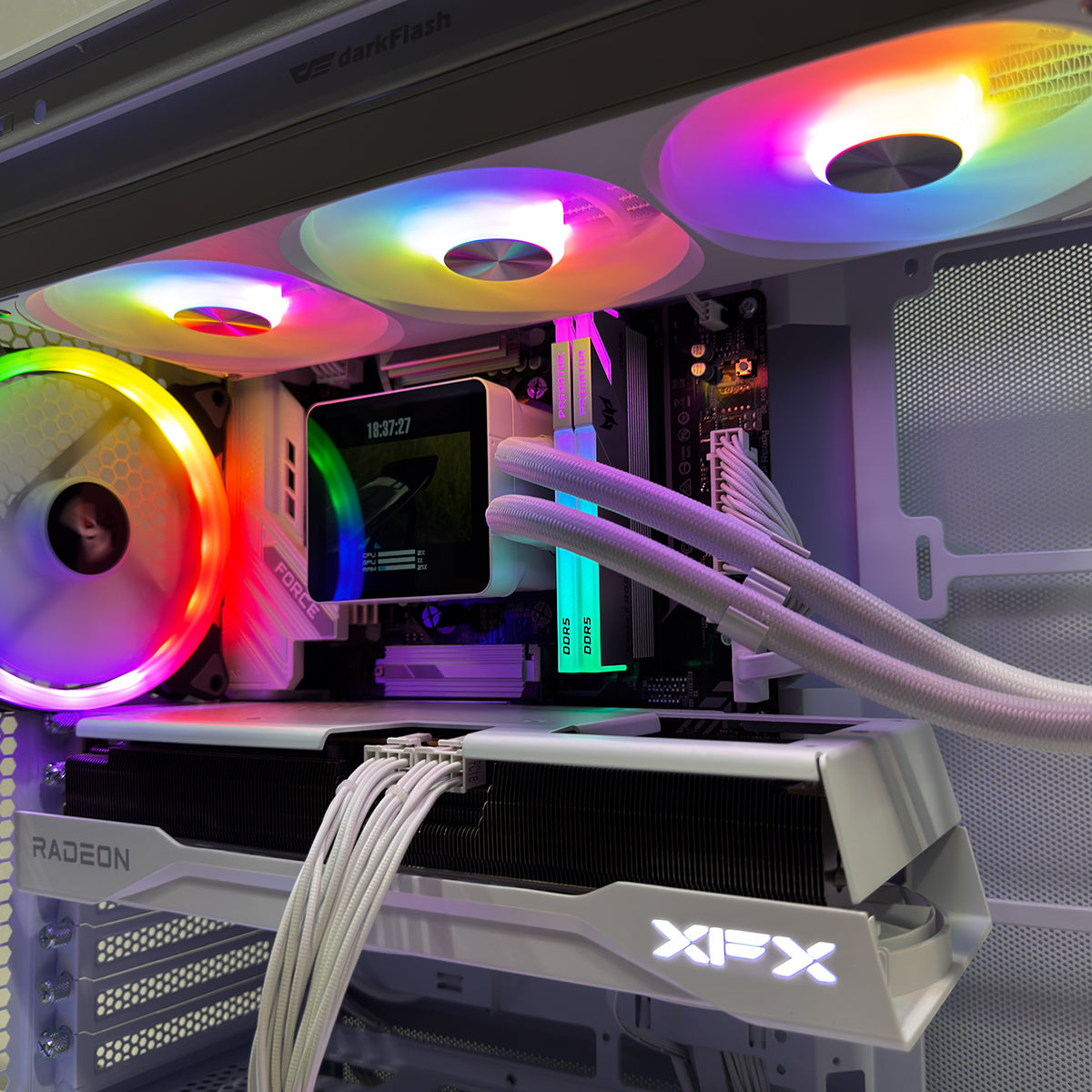 Optima V100 Vector White Desktop Gaming PC