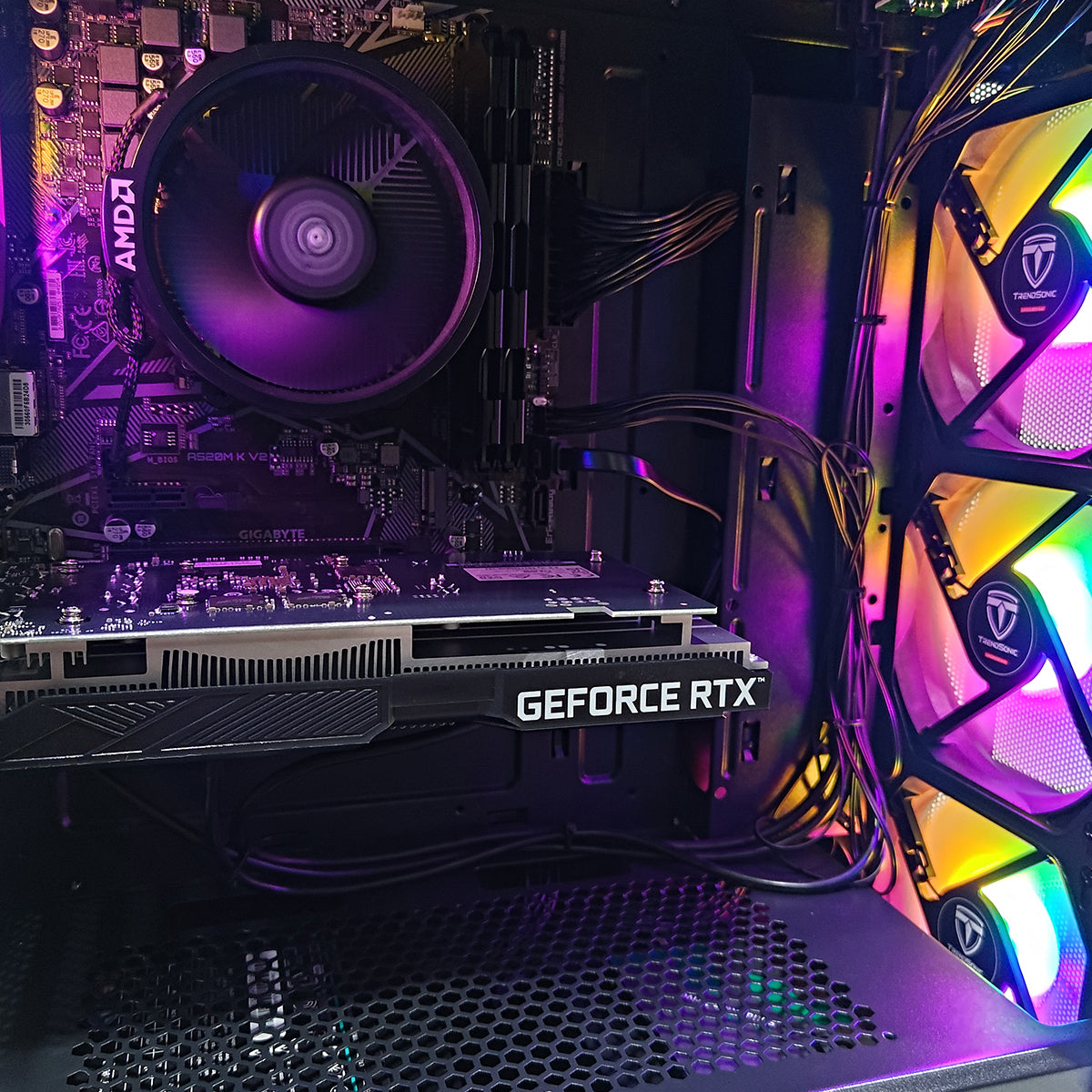 Alpha Cronus Black Desktop Gaming PC | AMD Ryzen 5 5500 | 16GB RAM | 512GB SSD | RTX 3050 | Windows 11 Pro