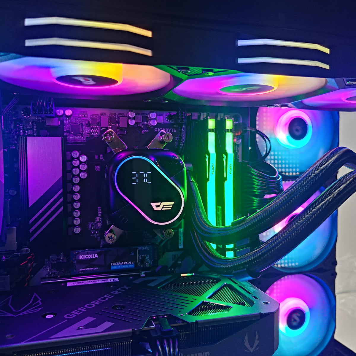 Sophos Tesseract Black Desktop Gaming PC