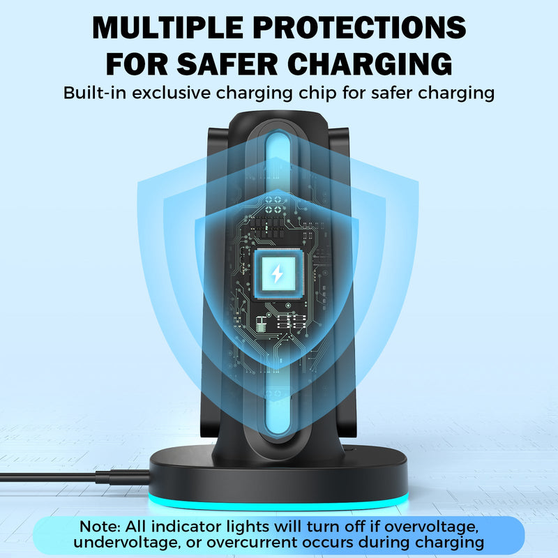 IINE Charging Dock with 4 Slots for Nintendo Switch 2 Controller