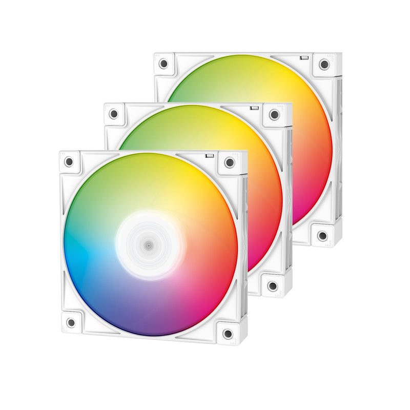 Deepcool FC120 White 3-IN-1 Performance ARGB Fan (R-FC120-WHAMN3-G-1)
