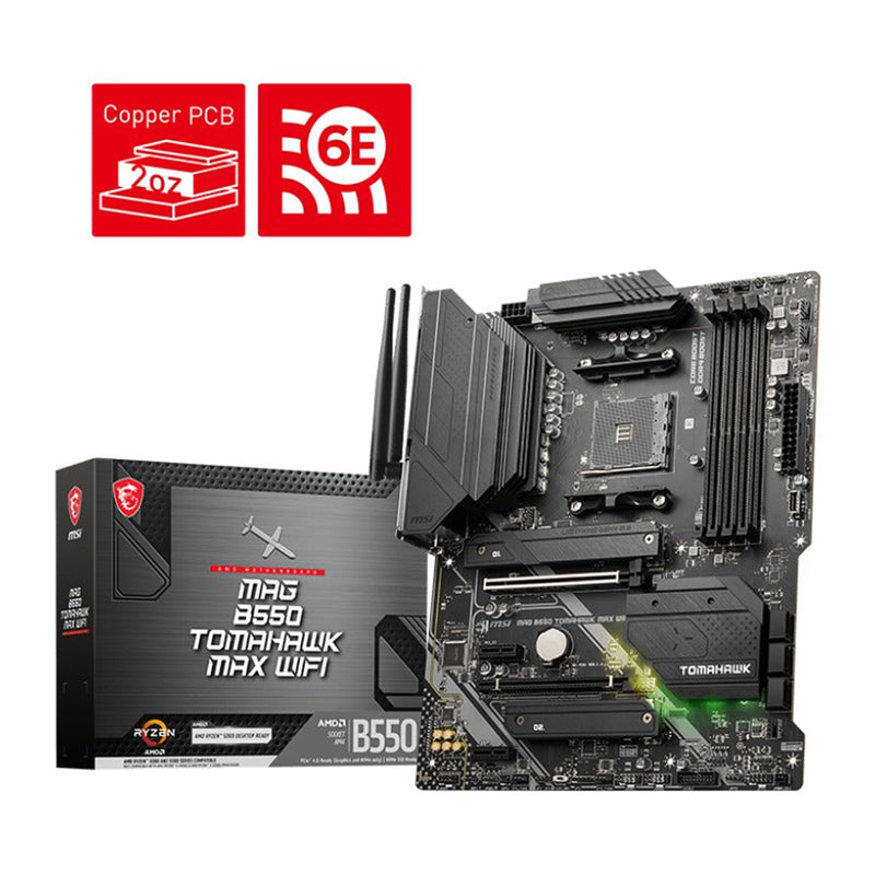 MSI MAG B550 Tomahawk Max WiFi AMD Motherboard