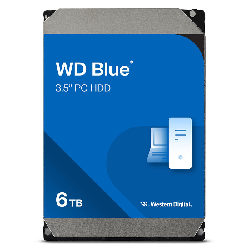 WD Blue 6TB 5400 RPM 256MB Cache SMR 3.5" SATA III Desktop Hard Drive (WD60EZAZ)
